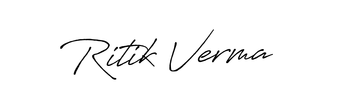 How to Draw Ritik Verma signature style? Antro_Vectra_Bolder is a latest design signature styles for name Ritik Verma. Ritik Verma signature style 7 images and pictures png