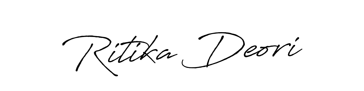The best way (Antro_Vectra_Bolder) to make a short signature is to pick only two or three words in your name. The name Ritika Deori include a total of six letters. For converting this name. Ritika Deori signature style 7 images and pictures png