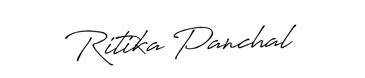 How to Draw Ritika Panchal signature style? Antro_Vectra_Bolder is a latest design signature styles for name Ritika Panchal. Ritika Panchal signature style 7 images and pictures png