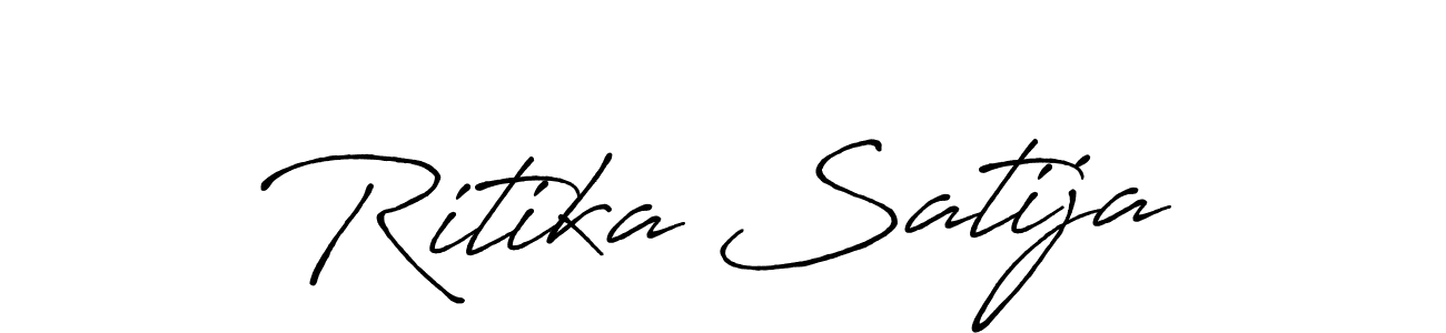 Make a beautiful signature design for name Ritika Satija. Use this online signature maker to create a handwritten signature for free. Ritika Satija signature style 7 images and pictures png
