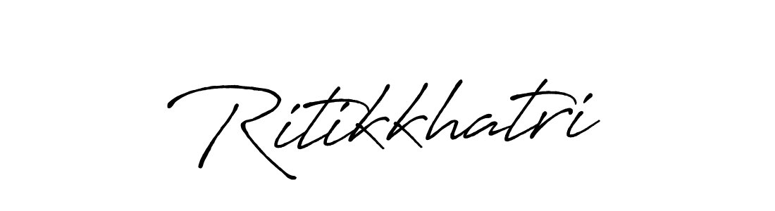 You should practise on your own different ways (Antro_Vectra_Bolder) to write your name (Ritikkhatri) in signature. don't let someone else do it for you. Ritikkhatri signature style 7 images and pictures png