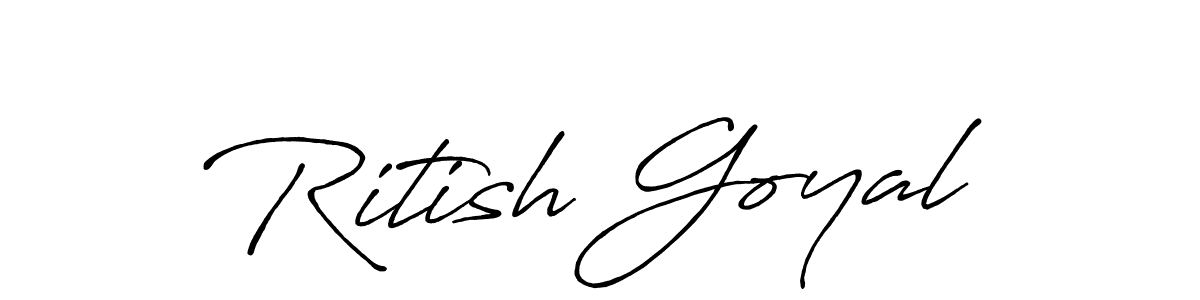 Once you've used our free online signature maker to create your best signature Antro_Vectra_Bolder style, it's time to enjoy all of the benefits that Ritish Goyal name signing documents. Ritish Goyal signature style 7 images and pictures png
