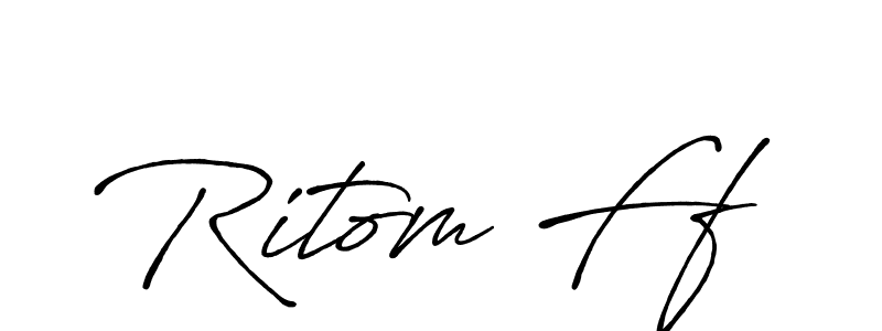 It looks lik you need a new signature style for name Ritom Ff. Design unique handwritten (Antro_Vectra_Bolder) signature with our free signature maker in just a few clicks. Ritom Ff signature style 7 images and pictures png