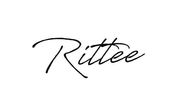 Antro_Vectra_Bolder is a professional signature style that is perfect for those who want to add a touch of class to their signature. It is also a great choice for those who want to make their signature more unique. Get Rittee name to fancy signature for free. Rittee signature style 7 images and pictures png