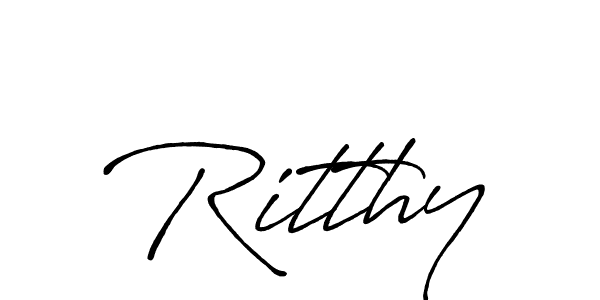 The best way (Antro_Vectra_Bolder) to make a short signature is to pick only two or three words in your name. The name Ritthy include a total of six letters. For converting this name. Ritthy signature style 7 images and pictures png