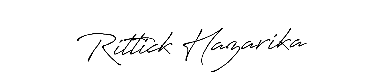 Here are the top 10 professional signature styles for the name Rittick Hazarika. These are the best autograph styles you can use for your name. Rittick Hazarika signature style 7 images and pictures png