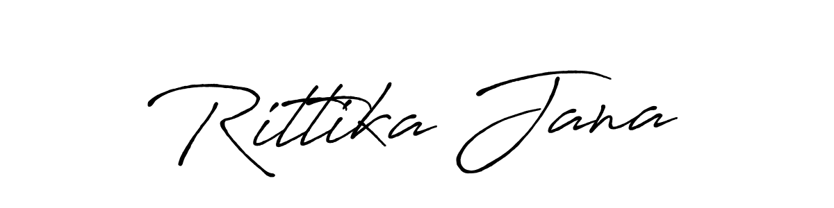 if you are searching for the best signature style for your name Rittika Jana. so please give up your signature search. here we have designed multiple signature styles  using Antro_Vectra_Bolder. Rittika Jana signature style 7 images and pictures png