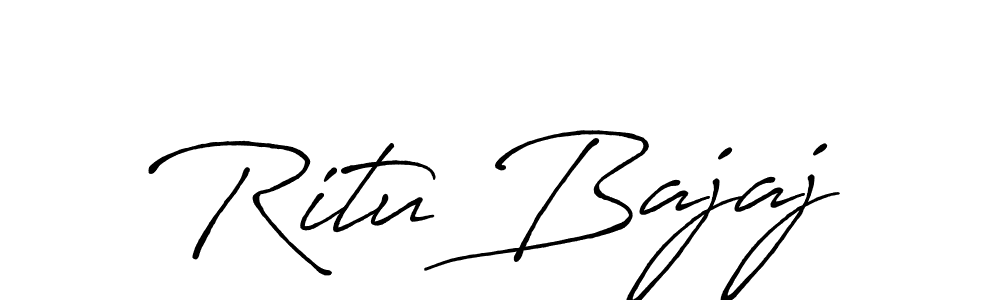 Also You can easily find your signature by using the search form. We will create Ritu Bajaj name handwritten signature images for you free of cost using Antro_Vectra_Bolder sign style. Ritu Bajaj signature style 7 images and pictures png