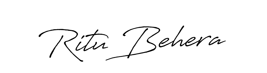 Similarly Antro_Vectra_Bolder is the best handwritten signature design. Signature creator online .You can use it as an online autograph creator for name Ritu Behera. Ritu Behera signature style 7 images and pictures png