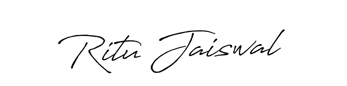 The best way (Antro_Vectra_Bolder) to make a short signature is to pick only two or three words in your name. The name Ritu Jaiswal include a total of six letters. For converting this name. Ritu Jaiswal signature style 7 images and pictures png