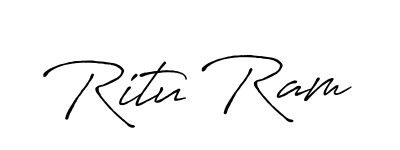 The best way (Antro_Vectra_Bolder) to make a short signature is to pick only two or three words in your name. The name Ritu Ram include a total of six letters. For converting this name. Ritu Ram signature style 7 images and pictures png