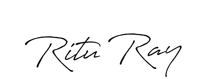 Also we have Ritu Ray name is the best signature style. Create professional handwritten signature collection using Antro_Vectra_Bolder autograph style. Ritu Ray signature style 7 images and pictures png