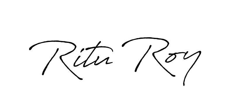 Similarly Antro_Vectra_Bolder is the best handwritten signature design. Signature creator online .You can use it as an online autograph creator for name Ritu Roy. Ritu Roy signature style 7 images and pictures png