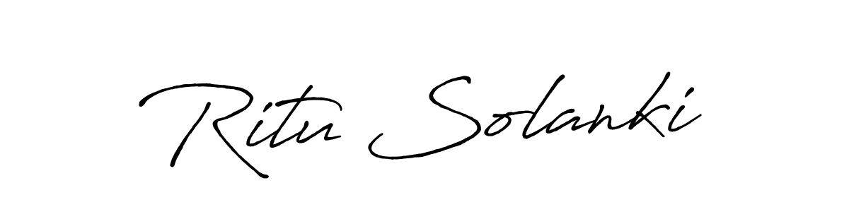 Similarly Antro_Vectra_Bolder is the best handwritten signature design. Signature creator online .You can use it as an online autograph creator for name Ritu Solanki. Ritu Solanki signature style 7 images and pictures png