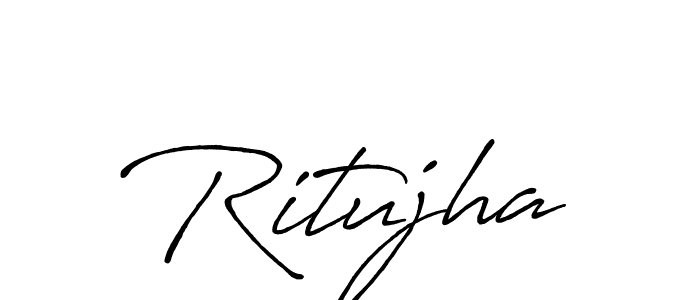 Make a short Ritujha signature style. Manage your documents anywhere anytime using Antro_Vectra_Bolder. Create and add eSignatures, submit forms, share and send files easily. Ritujha signature style 7 images and pictures png