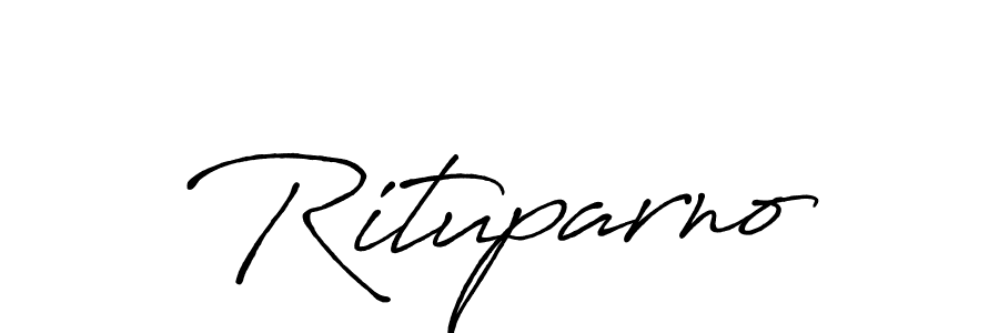 How to make Rituparno name signature. Use Antro_Vectra_Bolder style for creating short signs online. This is the latest handwritten sign. Rituparno signature style 7 images and pictures png