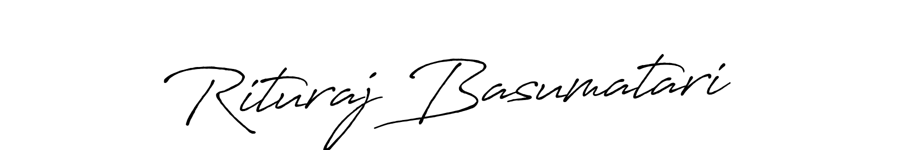 This is the best signature style for the Rituraj Basumatari name. Also you like these signature font (Antro_Vectra_Bolder). Mix name signature. Rituraj Basumatari signature style 7 images and pictures png