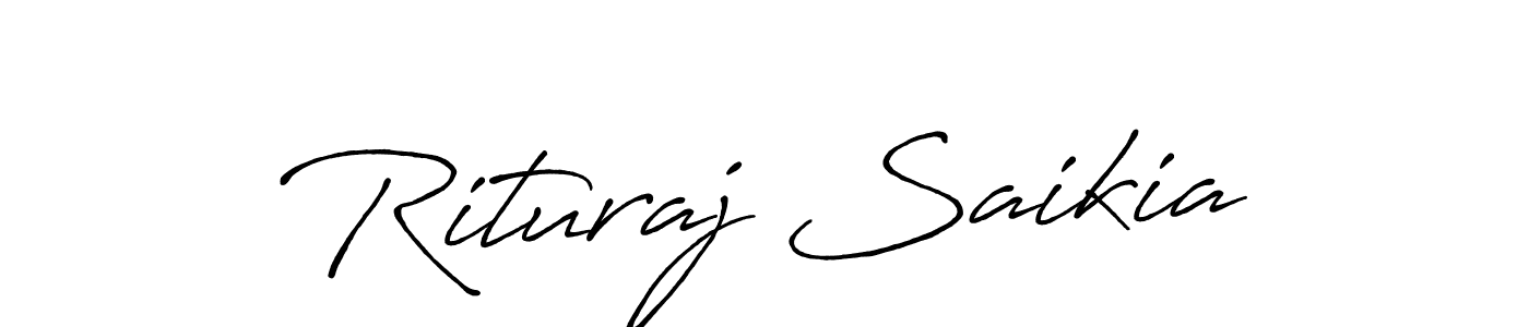 Also we have Rituraj Saikia name is the best signature style. Create professional handwritten signature collection using Antro_Vectra_Bolder autograph style. Rituraj Saikia signature style 7 images and pictures png