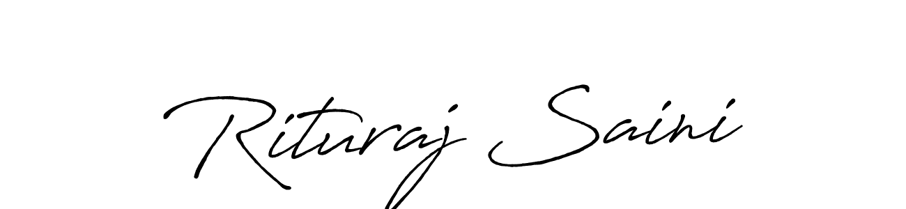 You should practise on your own different ways (Antro_Vectra_Bolder) to write your name (Rituraj Saini) in signature. don't let someone else do it for you. Rituraj Saini signature style 7 images and pictures png