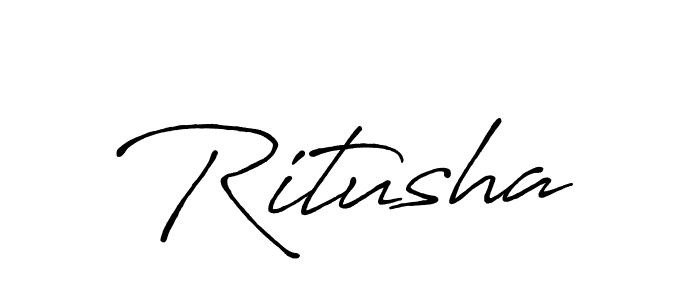 The best way (Antro_Vectra_Bolder) to make a short signature is to pick only two or three words in your name. The name Ritusha include a total of six letters. For converting this name. Ritusha signature style 7 images and pictures png