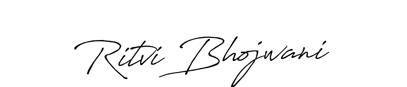 The best way (Antro_Vectra_Bolder) to make a short signature is to pick only two or three words in your name. The name Ritvi Bhojwani include a total of six letters. For converting this name. Ritvi Bhojwani signature style 7 images and pictures png