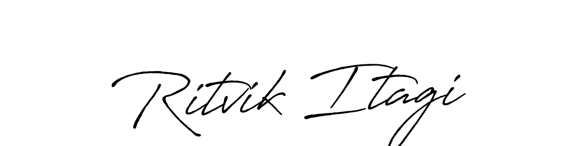 if you are searching for the best signature style for your name Ritvik Itagi. so please give up your signature search. here we have designed multiple signature styles  using Antro_Vectra_Bolder. Ritvik Itagi signature style 7 images and pictures png