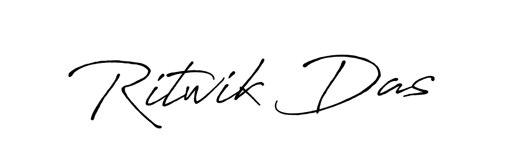 Make a beautiful signature design for name Ritwik Das. With this signature (Antro_Vectra_Bolder) style, you can create a handwritten signature for free. Ritwik Das signature style 7 images and pictures png