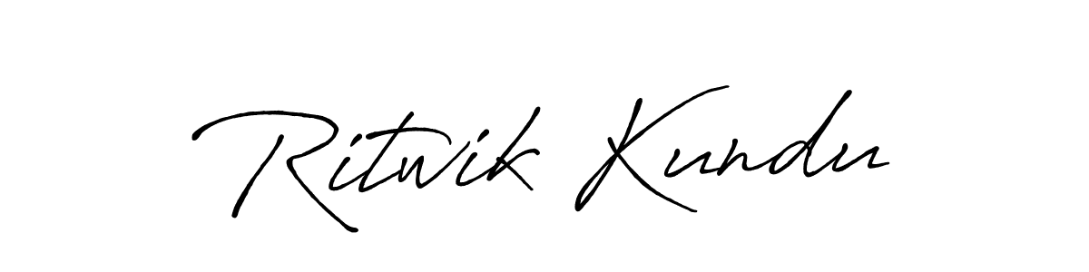 Ritwik Kundu stylish signature style. Best Handwritten Sign (Antro_Vectra_Bolder) for my name. Handwritten Signature Collection Ideas for my name Ritwik Kundu. Ritwik Kundu signature style 7 images and pictures png