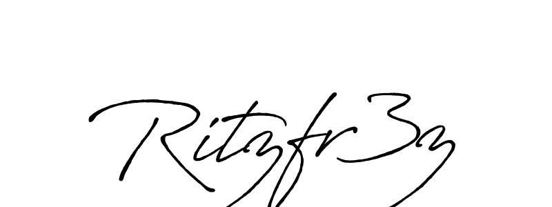 The best way (Antro_Vectra_Bolder) to make a short signature is to pick only two or three words in your name. The name Ritzfr3z include a total of six letters. For converting this name. Ritzfr3z signature style 7 images and pictures png