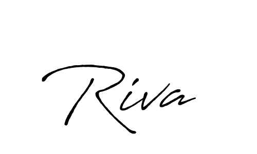 How to Draw Riva  signature style? Antro_Vectra_Bolder is a latest design signature styles for name Riva . Riva  signature style 7 images and pictures png