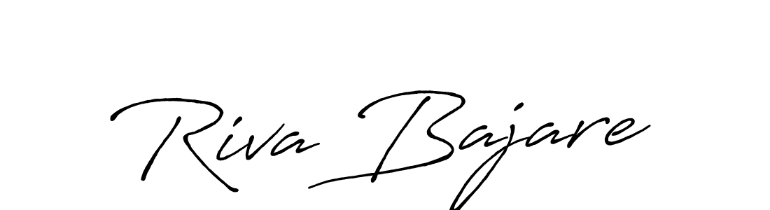 Check out images of Autograph of Riva Bajare name. Actor Riva Bajare Signature Style. Antro_Vectra_Bolder is a professional sign style online. Riva Bajare signature style 7 images and pictures png