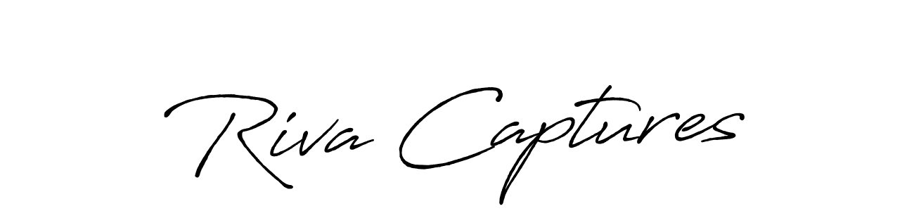 How to make Riva Captures signature? Antro_Vectra_Bolder is a professional autograph style. Create handwritten signature for Riva Captures name. Riva Captures signature style 7 images and pictures png