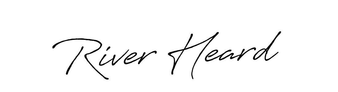 It looks lik you need a new signature style for name River Heard. Design unique handwritten (Antro_Vectra_Bolder) signature with our free signature maker in just a few clicks. River Heard signature style 7 images and pictures png