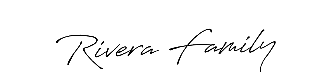 How to make Rivera Family signature? Antro_Vectra_Bolder is a professional autograph style. Create handwritten signature for Rivera Family name. Rivera Family signature style 7 images and pictures png