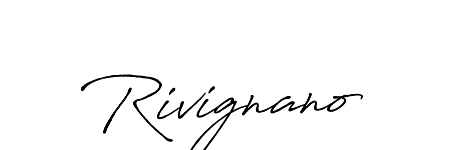 Once you've used our free online signature maker to create your best signature Antro_Vectra_Bolder style, it's time to enjoy all of the benefits that Rivignano name signing documents. Rivignano signature style 7 images and pictures png