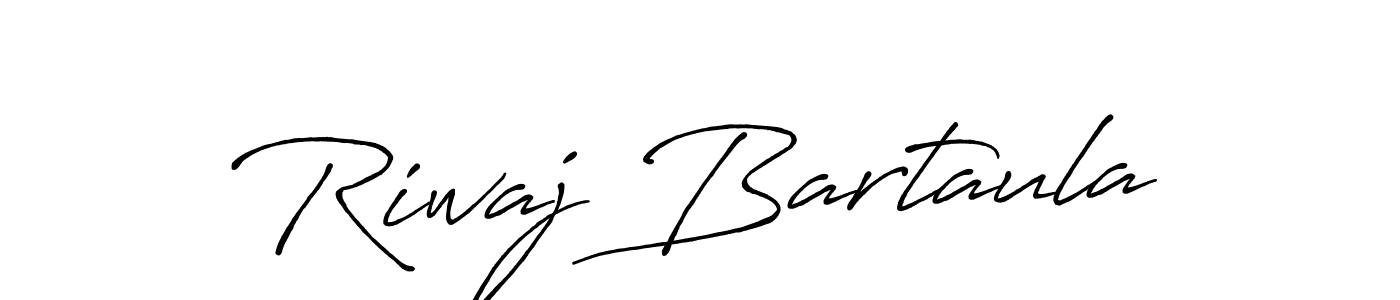 Antro_Vectra_Bolder is a professional signature style that is perfect for those who want to add a touch of class to their signature. It is also a great choice for those who want to make their signature more unique. Get Riwaj Bartaula name to fancy signature for free. Riwaj Bartaula signature style 7 images and pictures png