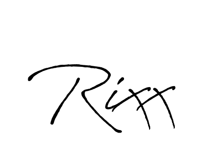 Create a beautiful signature design for name Rixx. With this signature (Antro_Vectra_Bolder) fonts, you can make a handwritten signature for free. Rixx signature style 7 images and pictures png