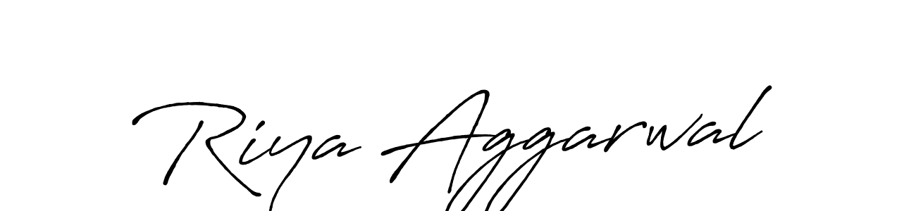 Also You can easily find your signature by using the search form. We will create Riya Aggarwal name handwritten signature images for you free of cost using Antro_Vectra_Bolder sign style. Riya Aggarwal signature style 7 images and pictures png