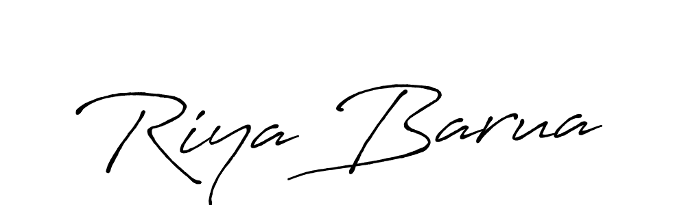 Also we have Riya Barua name is the best signature style. Create professional handwritten signature collection using Antro_Vectra_Bolder autograph style. Riya Barua signature style 7 images and pictures png