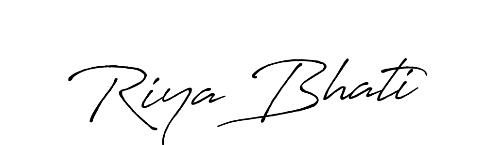Once you've used our free online signature maker to create your best signature Antro_Vectra_Bolder style, it's time to enjoy all of the benefits that Riya Bhati name signing documents. Riya Bhati signature style 7 images and pictures png