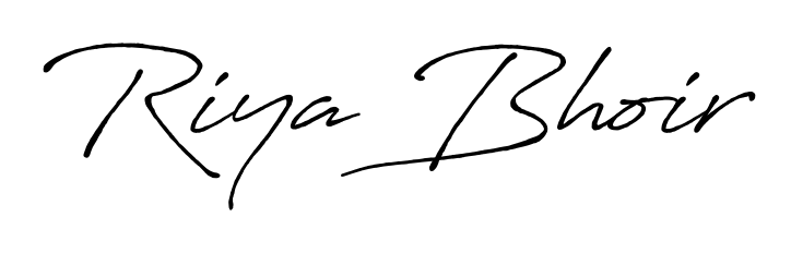 The Antro_Vectra_Bolder signature style provides a bold statement for name Riya Bhoir. Designed for business owners, executives, and leaders. Riya Bhoir signature style 7 images and pictures png