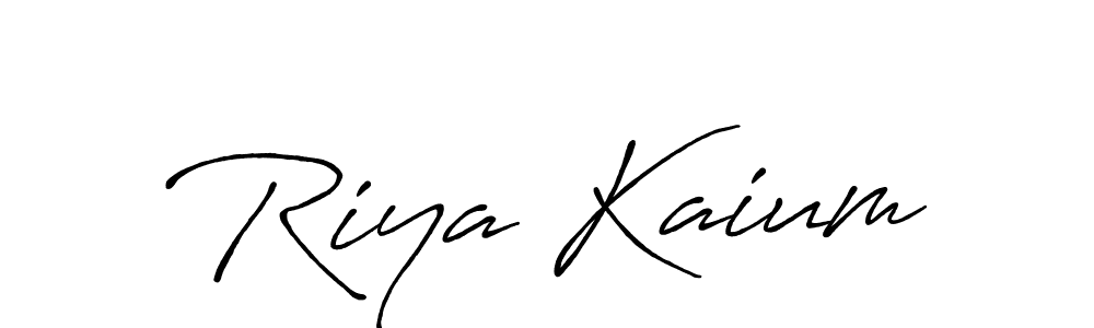 Once you've used our free online signature maker to create your best signature Antro_Vectra_Bolder style, it's time to enjoy all of the benefits that Riya Kaium name signing documents. Riya Kaium signature style 7 images and pictures png