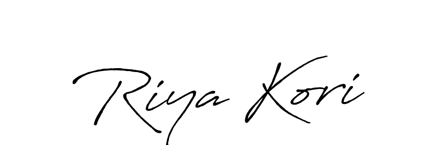It looks lik you need a new signature style for name Riya Kori. Design unique handwritten (Antro_Vectra_Bolder) signature with our free signature maker in just a few clicks. Riya Kori signature style 7 images and pictures png