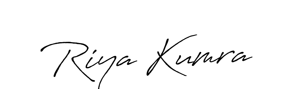 Use a signature maker to create a handwritten signature online. With this signature software, you can design (Antro_Vectra_Bolder) your own signature for name Riya Kumra. Riya Kumra signature style 7 images and pictures png