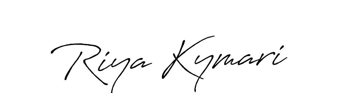 Design your own signature with our free online signature maker. With this signature software, you can create a handwritten (Antro_Vectra_Bolder) signature for name Riya Kymari. Riya Kymari signature style 7 images and pictures png