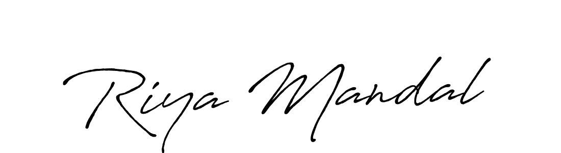 if you are searching for the best signature style for your name Riya Mandal. so please give up your signature search. here we have designed multiple signature styles  using Antro_Vectra_Bolder. Riya Mandal signature style 7 images and pictures png