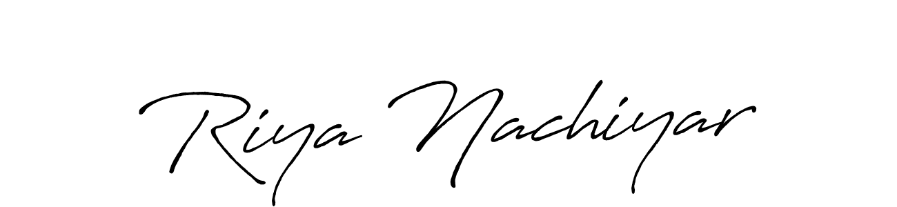 This is the best signature style for the Riya Nachiyar name. Also you like these signature font (Antro_Vectra_Bolder). Mix name signature. Riya Nachiyar signature style 7 images and pictures png