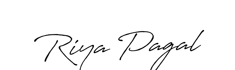 You should practise on your own different ways (Antro_Vectra_Bolder) to write your name (Riya Pagal) in signature. don't let someone else do it for you. Riya Pagal signature style 7 images and pictures png