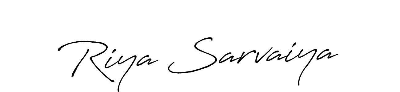 This is the best signature style for the Riya Sarvaiya name. Also you like these signature font (Antro_Vectra_Bolder). Mix name signature. Riya Sarvaiya signature style 7 images and pictures png