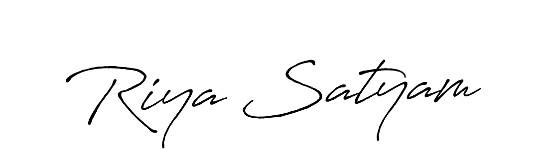 Best and Professional Signature Style for Riya Satyam. Antro_Vectra_Bolder Best Signature Style Collection. Riya Satyam signature style 7 images and pictures png